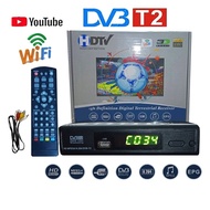 MonQiQi กล่องทีวีดิจิตอล DVB-T2 TV DIGITAL  กล่องรับสัญญาณทีวีดิจิตอล เวอร์ชั่นอัพเกรดเพื่อรับชม Tik Tok กล่องดิจิตอลtv ภาพสวยคมชัด รับสัญญาณได้ภาพได้มากขึ้น ราคาถูก กล่องดิจิตอลทีวีรุ่นใหม่ล่าสุด พร้อมสาย HDMI เชื่อมต่อผ่าน WI-FI ได้ กรุงเทพฯ สต็อกพร้อม
