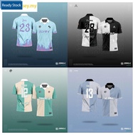 Jersey Viral OOTD 2023 TIKTOK Murah Berkolar Baju Lelaki Retro Collar Flame Japanese/Kanak-kanak Lelaki Jersey 2023 Baju Retro Lelaki Jersy Polo Shirt Top Unisex 23 LEO MESSI