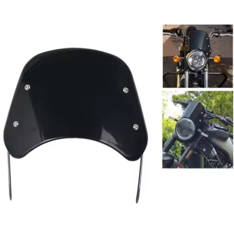 For Yamaha XSR For Royal Enfield Triumph Universal Motorcycle Front Windshield Windscreen Wind Defle