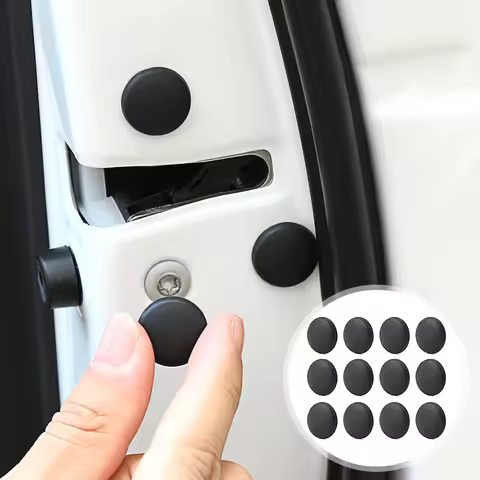 12pcs Car Door Lock Screw Protector Cover for opel astra volkswagen golf 7 ford vw golf 7 bmw e87 bm