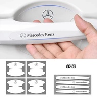 Clear PVC Transparent Car Door Handle Bowl Protector Film For Mercedes Benz S320 W164 W203 W204 W168