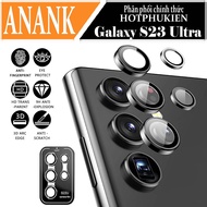 Camera tempered glass sticker for Samsung Galaxy S23 Ultra brand ANANK - sharp AGC glass with 9H har