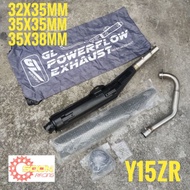 Y15ZR GL RACING EXHAUST POWERFLOW YAMAHA Y15ZR Y15 YSUKU 32X35 35X35 35X38MM