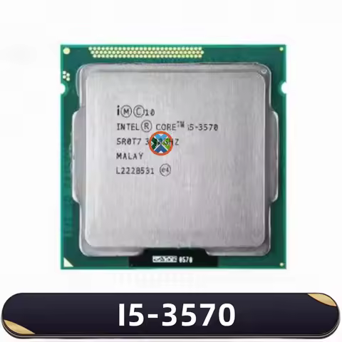 Core i5 3570 Processor Quad Core 3.4Ghz L3=6M 77W Socket LGA 1155 Desktop CPU I5-3570