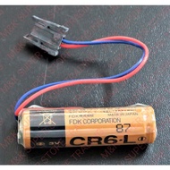 FDK FUJI CR6.L PLC BATTERY WITH PLUG Price per pc