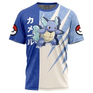 3D printed short sleeved attack Pok é mon T-shirt