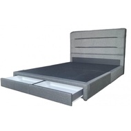 PVC/Fabric Divan Bed with Storage Drawers Can Choose Colours