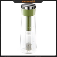 xiaxuannai Glass Cold Brew Pitcher Cold Brew Pot 750ml Cold Brew Coffee Maker with Stainless Steel F
