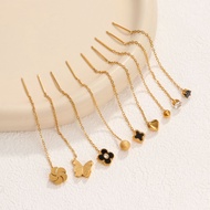 RIBULUO 18K Gold Stud Earring for Women Hypoallergenic