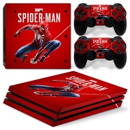 [UGJZP] Marvel SpiderMan Vinyl Skin Sticker for PlayStation4 PS4 Pro Console 2 Controllers Decal Cov