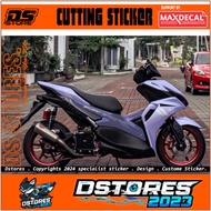 HITAM Ar03 AEROX STRIPING 2020-2022 DESIGN 2023 CUTTING STRIPING AEROX STRIPING 2023 AEROX VARIATION
