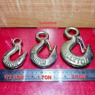 Pulley Hook / Eye Hook / Cargo Hook / Hook 1/2, 1, 2 Ton