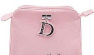 【美麗天使 88】 迪奧 CD 粉色 手拿式 粉色 Logo D ~化妝包 /手拿包/ 化妝袋/ 晚宴包☆保證【專櫃真品】 全新↘