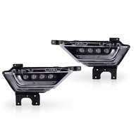 1 Pair LED Fog Lights with Turn Signal Light for F150 2021
