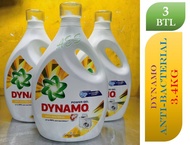 Dynamo Power Gel Concentrated Liquid Detergent (3 Bottle x 3.4KG) Anti-Bacterial