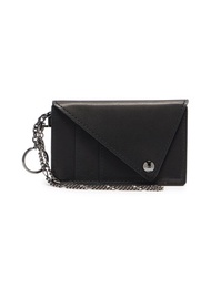 DISCORD YOHJI YAMAMOTO TRIANGLE FLAP LEATHER WALLET
