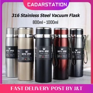 CS_ 800ml 1000ml SUS 316 Stainless Steel Vacuum Flask Bottle Cup 316 Kelalang Vakum 316不锈钢保温瓶 cawan 