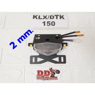 ท้ายสั้น KLX150 DTK150 BF150 D-TRACKER150 #แบบใส่ไฟเลี้ยวตาแมว #โครงเหล็กหนา 2.0 mm ไฟท้ายKLX150
