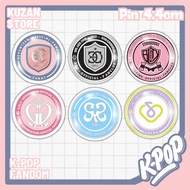 KPOP Fandom Logo Pin 4.4 cm Badge Pin/ Pin Button/ Pin Pin Pin/ Press Pin/ Freebies Round Pin Brooch