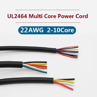 UL2464 Multi-Core Power Cord Tinned Copper Electronic Wire 22AWG Signal Sheathed Wire -2/3/5 meters