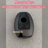Case Cover Remote Key Smartkey Car Mercedes Benz W204 W205 W212 W221 W222 Keyless DARK METAL