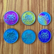 God of Wealth Cat Titanium Stamp, diameter 4cm