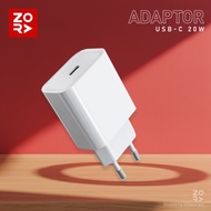ZORA Power Adapter 18W 20W USB-C Charger Adapter PD QC Type-C Port Charger For iOS Original 18 Watt 