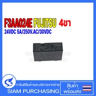 RELAY รีเลย์ FTR-F3AA012E-HA F3AA012E FTR-F3AA024E-HA F3AA024E FUJITSU COIL 24VDC 5A/250V.AC/30VDC 4