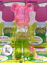 巜 MEDICOM MY FIRST BE@RBRICK MY FIRST BABY  1st Color Clear Ver. 100％ + 400％ & 1000% 》