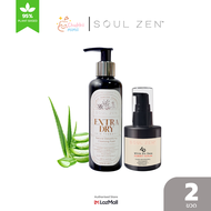 [ คละ 2 ขวด ] Soul Zen คลีนซิ่งโฟม สูตร ผิวแห้ง Extra dry skin + REBOOT SERUM รีบูสเซรั่ม โซลเซน ออร