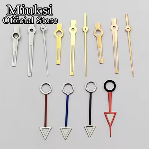 Miuksi Ronda 515 Watch Hands Luminous Silver /Gold/ Rose Gold Fit Ronda 515 Quartz Movement Accessor