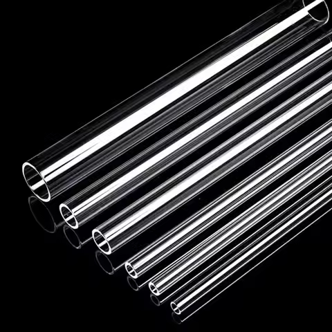 Quartz Capillary Tube OD 2mm to 25mm /Silica Single-Bore Glass pipe /High Temperature Glass Tubes