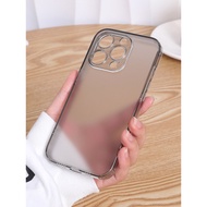 iphone 17 plus casing iphone 17 pro casing Simple Glass Lens Couple Protective Case Wear-Resistant A