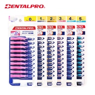JACKS Interdental Brush 10pcs No. 0 (SSSS)|No. 1 (SSS)|No. 2 (SS)|No. 3 (S)|No. 4 (M)|No. 5 (L) Japa