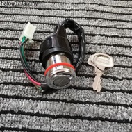 Motorcycle HJ125 Prince GN125 6-Wire Electric Door Lock Cover Lock Power Lock Full Car Lock Key Swit