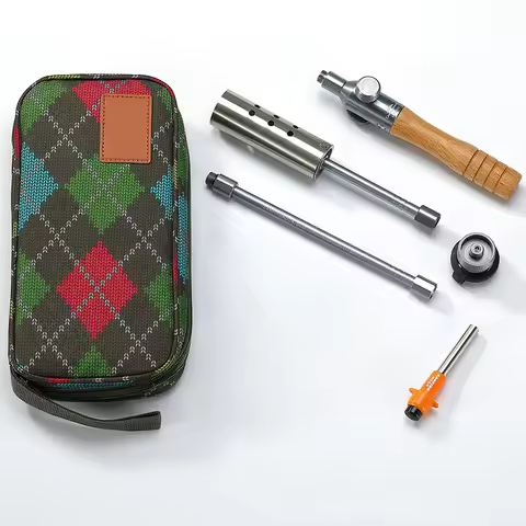 MT-3955 comes with a storage bag and a high heat, high-power flame gun that can extend outdoor campi