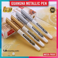 GN Metallic Marker Pen 1.0mm bullet - Gold & Sliver (GN560)