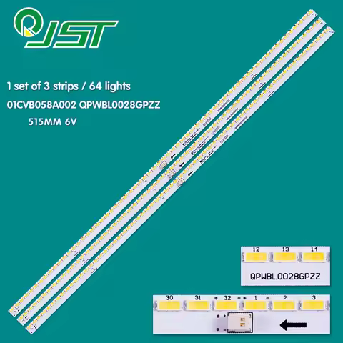 3pcs LED LC-70LE550U LC-70LE600U LC-70LE640U LC-70LE650U LC-70LE660U LC-70LE741S LK695D3GW80F 01CVB0