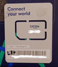 lycamobile&amp;Telstra澳洲 sim 卡