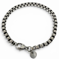 成色極佳 □ TIFFANY&Co. Tiffany Venetian SV925 銀鍊手鍊，重 16 克，男女皆宜 ◎