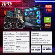 (READY STOCK) RTX 5080 RYZEN 7 9800X3D GAMING PC PACKAGE