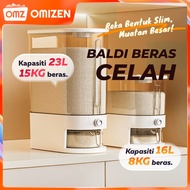OMIZEN Bekas Beras Rice Storage Bekas Beras 5kg/10kg Kedap Udara Rice Bucket Tong Beras 米桶 10kg 防蟲 T
