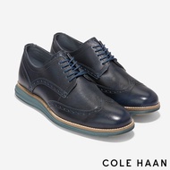 【COLE HAAN】翼尖雕花正裝牛津鞋-男鞋 (英國藍-C36878)
