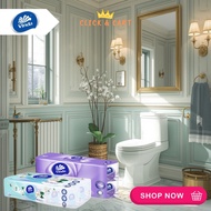 Vinda Prestige 3 Ply 4D-Deco Embossed Toilet Paper Roll [ 200 Sheets x8 Rolls ]