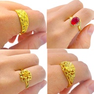 cincin perempuan cincin 916 cincin emas 916 Cincin perhiasan emas pasir wanita gypsophila emas tulen