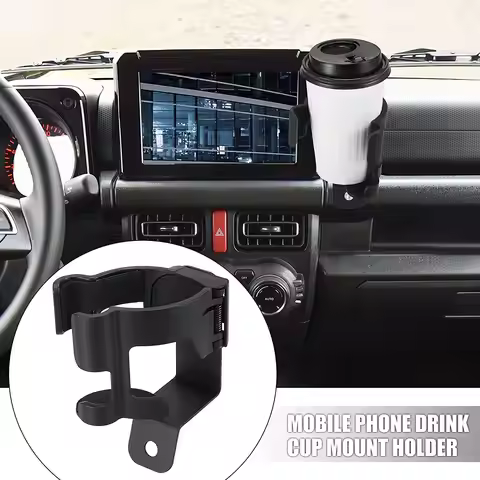 Car Cup Holder Adjustable Mobile Phone Bottle Bracket for Suzuki Jimny JB64 JB74 JB74W 2019-2022 Dri