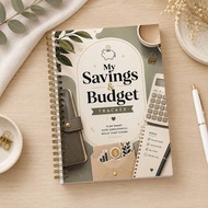 My Savings & Budget Tracker | Budget Planner | Expense Tracker | Savings Journal | Personal Finance