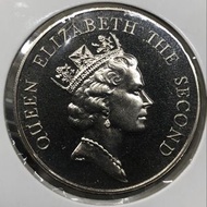 B 043香港伍圓 1988年【限量版 全新未使用 套幣】【英女王 伊利沙伯二世】 香港舊版錢幣・紀念幣 $150