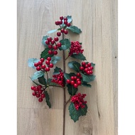 Cherry Berry Stems Christmas Berry/s Christmas Decorations
