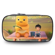 NAILONG Surrounding Student Single-Layer Multifunctional Pencil Case Large Capacity Stationery Stora